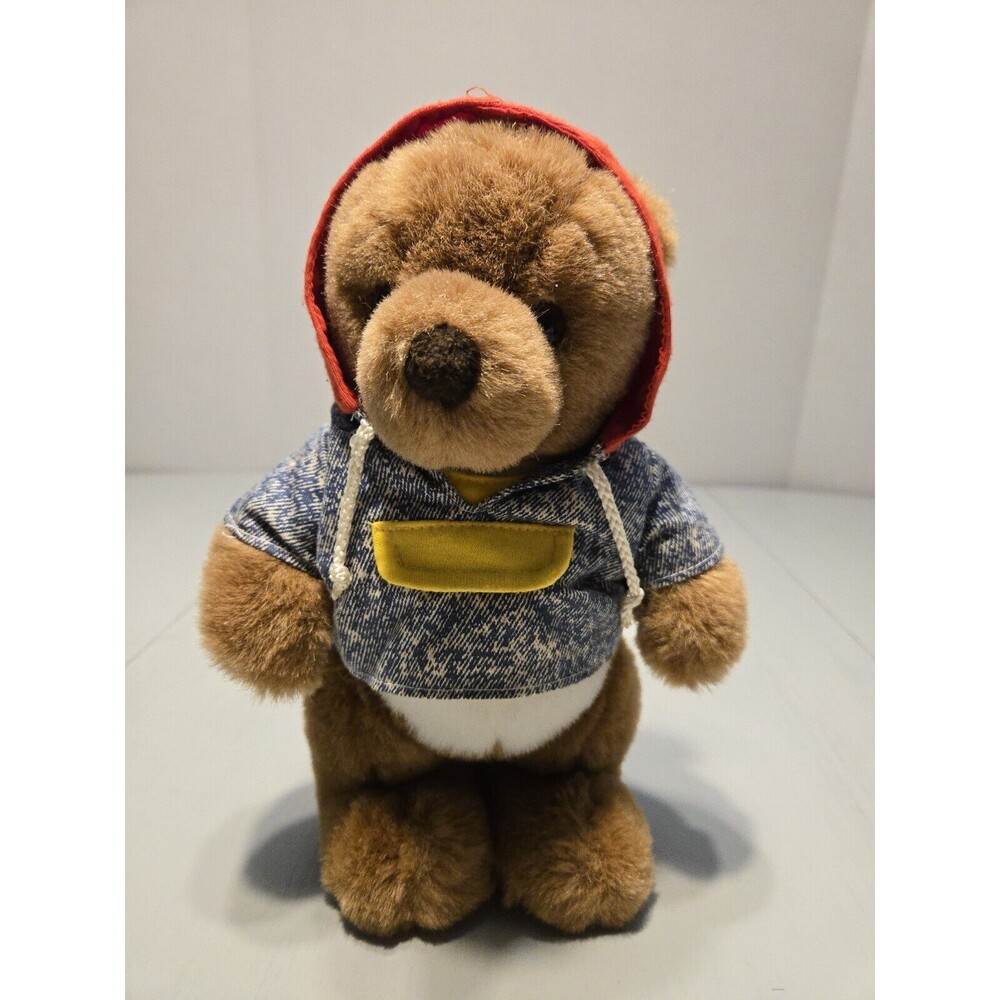 1991 Gund COLLECTORS classic Bear With Hoodie 12” Honey Bunch 2217